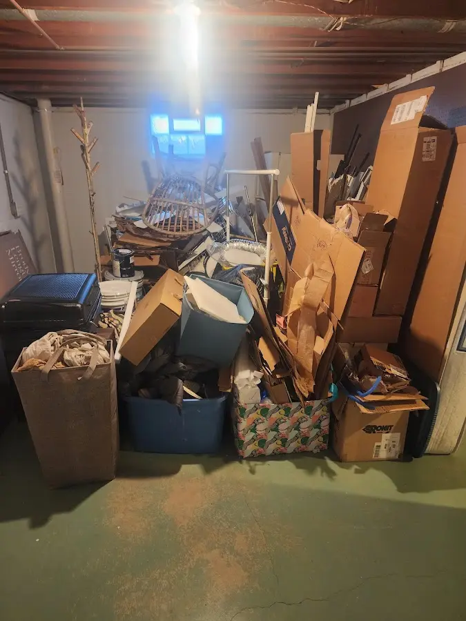 Roll-off dumpster container at job site for Roll Off Dumpster Rental in Aptos